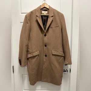 H&M brown pea coat